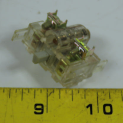 Westinghouse PB1B Pushbutton Normally Closed Contact Block 600V Lot Of 2