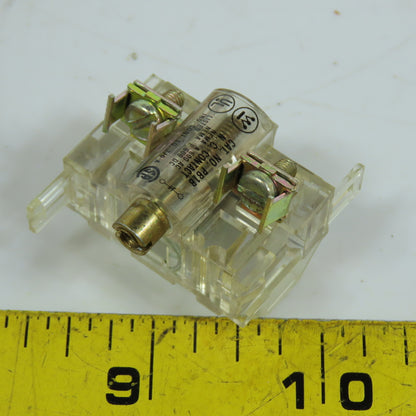 Westinghouse PB1B Pushbutton Normally Closed Contact Block 600V Lot Of 2