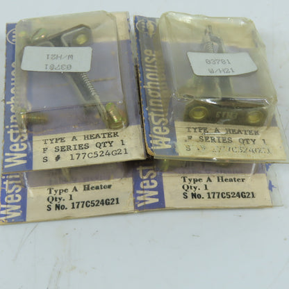 Westinghouse 177C524G21 H21 Type A Overload Relay Heater Element Lot Of 4