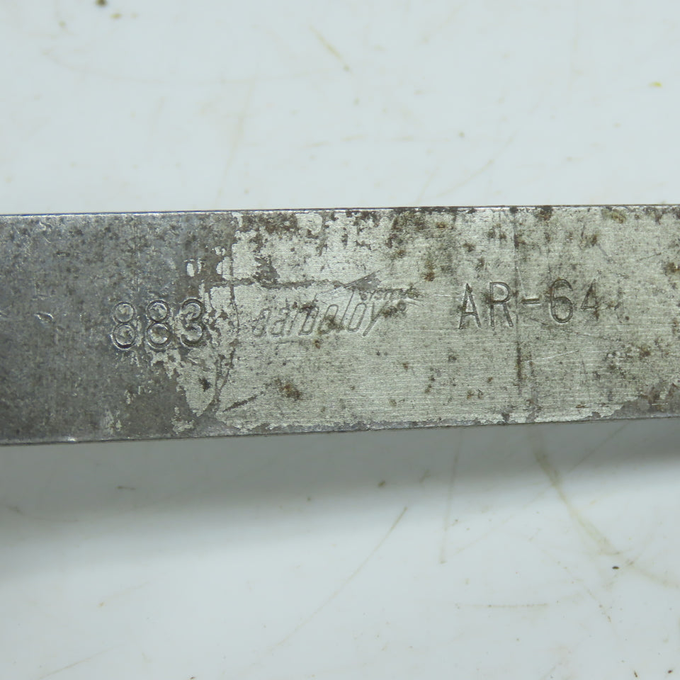 Carboloy 883 AR-64 3/4" x 1" Shank Carbide-Tipped Lathe Tool Bit