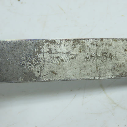 Carboloy 883 AR-64 3/4" x 1" Shank Carbide-Tipped Lathe Tool Bit