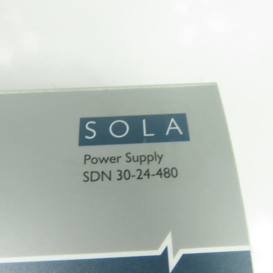 SOLA SDN 30-24-480 24V/30A 3PH DIN Rail Switching Power Supply 400-500VAC Input