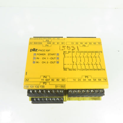 Pilz 777609 PNOZ X9P Safety Relay 7N/O 2N/C 24VDC