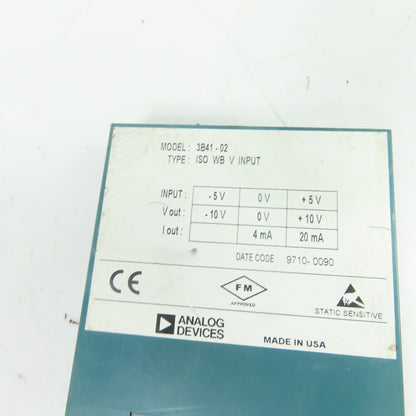 Analog Devices 3B41-02 Isolated Wideband Voltage Input Module ±5V