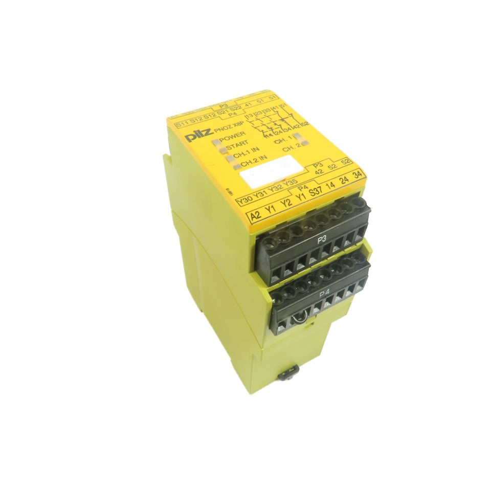 Pilz 777760 PNOZ X8P 24VDC Safety Relay Module 3N/O 2N/C 2SO Contacts