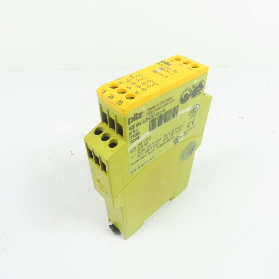 Pilz 774582 PZE X4V 2/24VDC 4n/o fix Safety Relay Contact Expansion Module 24VDC