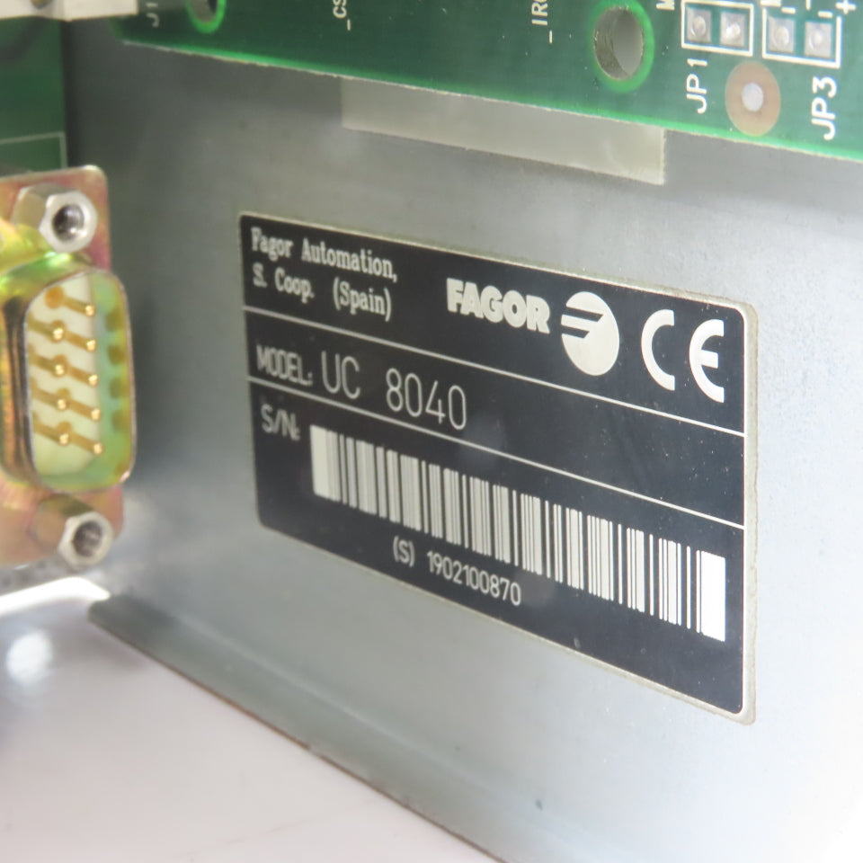 Fagor UC 8040 CNC 8040-M-COL-K CNC Operator Control Panel