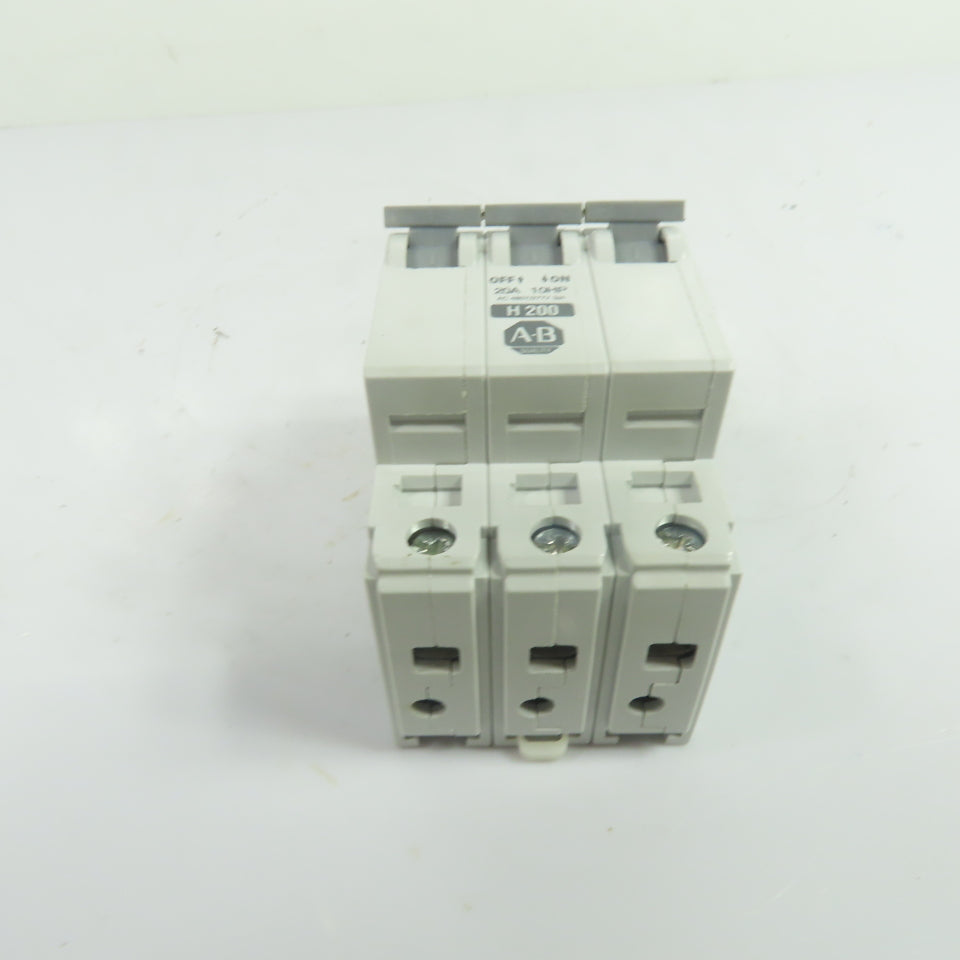 Allen-Bradley 1492-CB3-H200 20A 3-Pole Manual Circuit Breaker 480Y/277V 3Ph