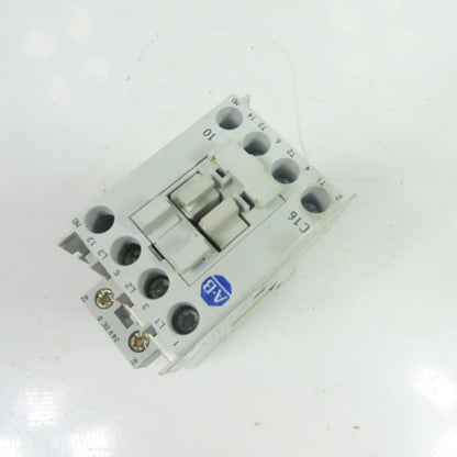 Allen-Bradley 100-C16D*10 16A 3-Pole IEC Contactor 24VDC Coil 600VAC Max