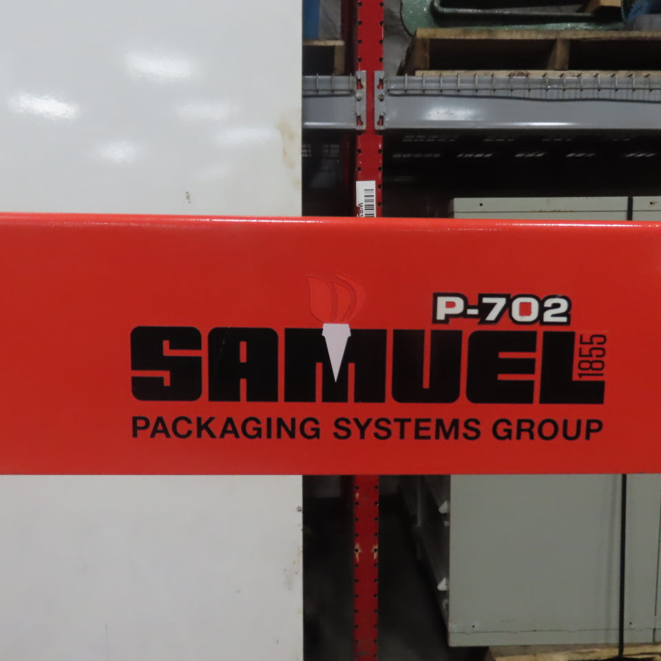 Samuel P-702 Semi-Automatic Arch Strapping Machine 110V 1Ph w/ Foot Pedal