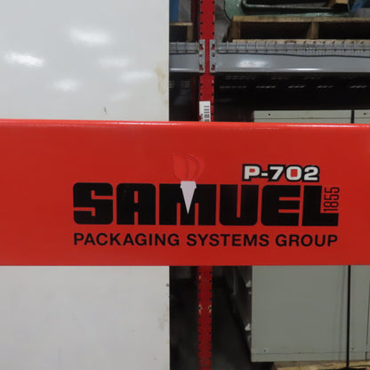 Samuel P-702 Semi-Automatic Arch Strapping Machine 110V 1Ph w/ Foot Pedal