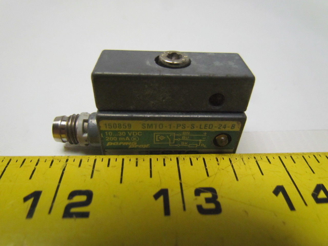 Festo SMTO-1-PS-5-LED-24-B Electronic Proximity Switch Piston Position Sensor