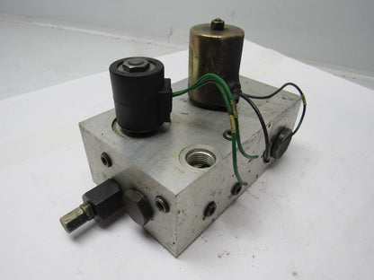 Hydraulic Manifold Block  From Raymond Pacer Model 60 Forklift