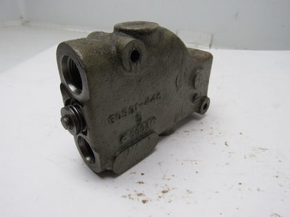 Raymond Single Spool Hydraulic Control Valve From Pacer Model 60 Forklift