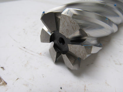 Niagara Cutter ND24AE 2" 6F HSS .125 Chamfer End Mill 6" Cut 9-3/4" OAL