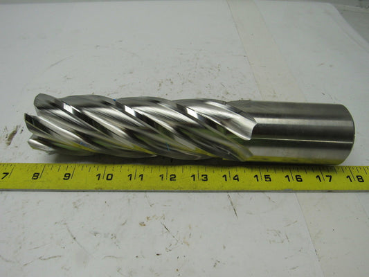 Niagara Cutter ND24AE 2" 6F HSS .125 Chamfer End Mill 6" Cut 9-3/4" OAL