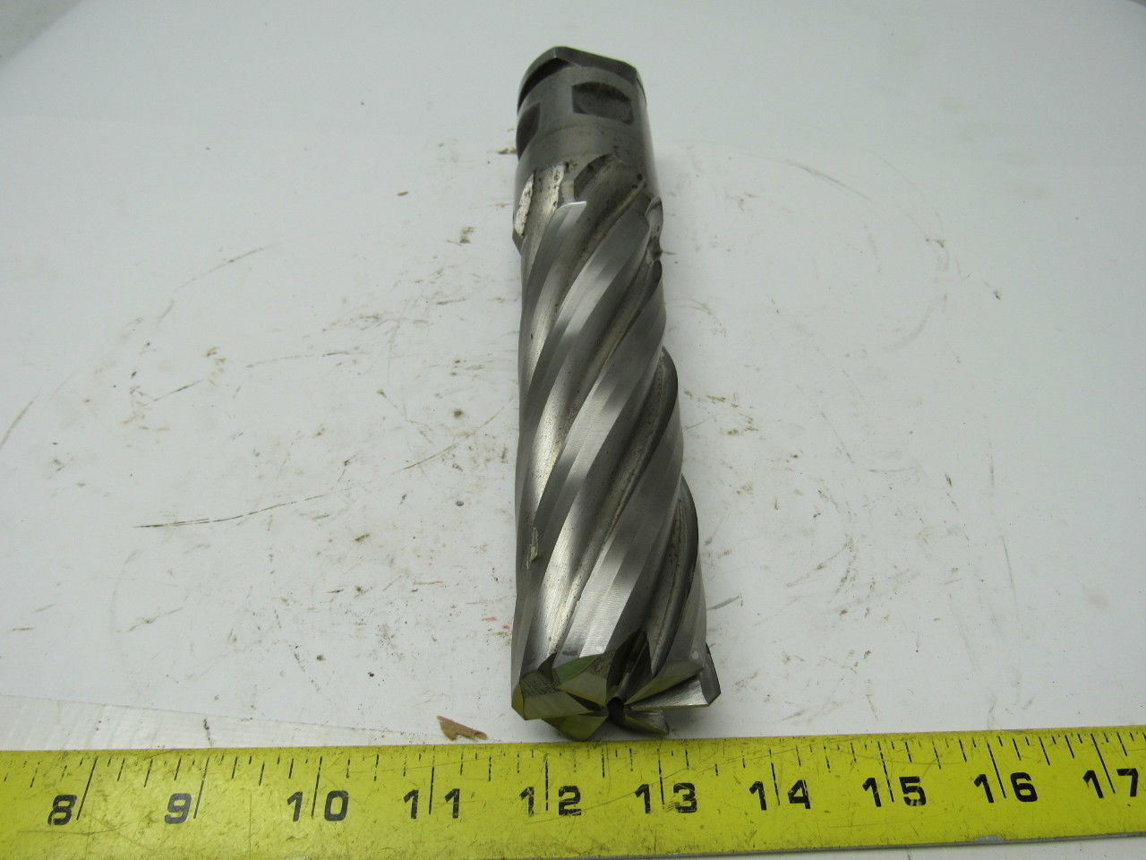 Niagara 2"x1.80"x5.750"x9.625" HSS 6 Flute Center Cut End Mill Re-Sharp