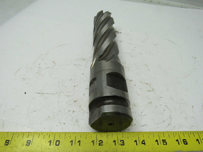Niagara 2"x1.80"x5.750"x9.625" HSS 6 Flute Center Cut End Mill Re-Sharp