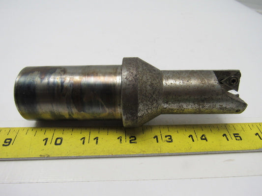 1-1/14" Dia. Indexable Insert Drill 2-1/4" LOC 6" OAL 40mm Straight shank