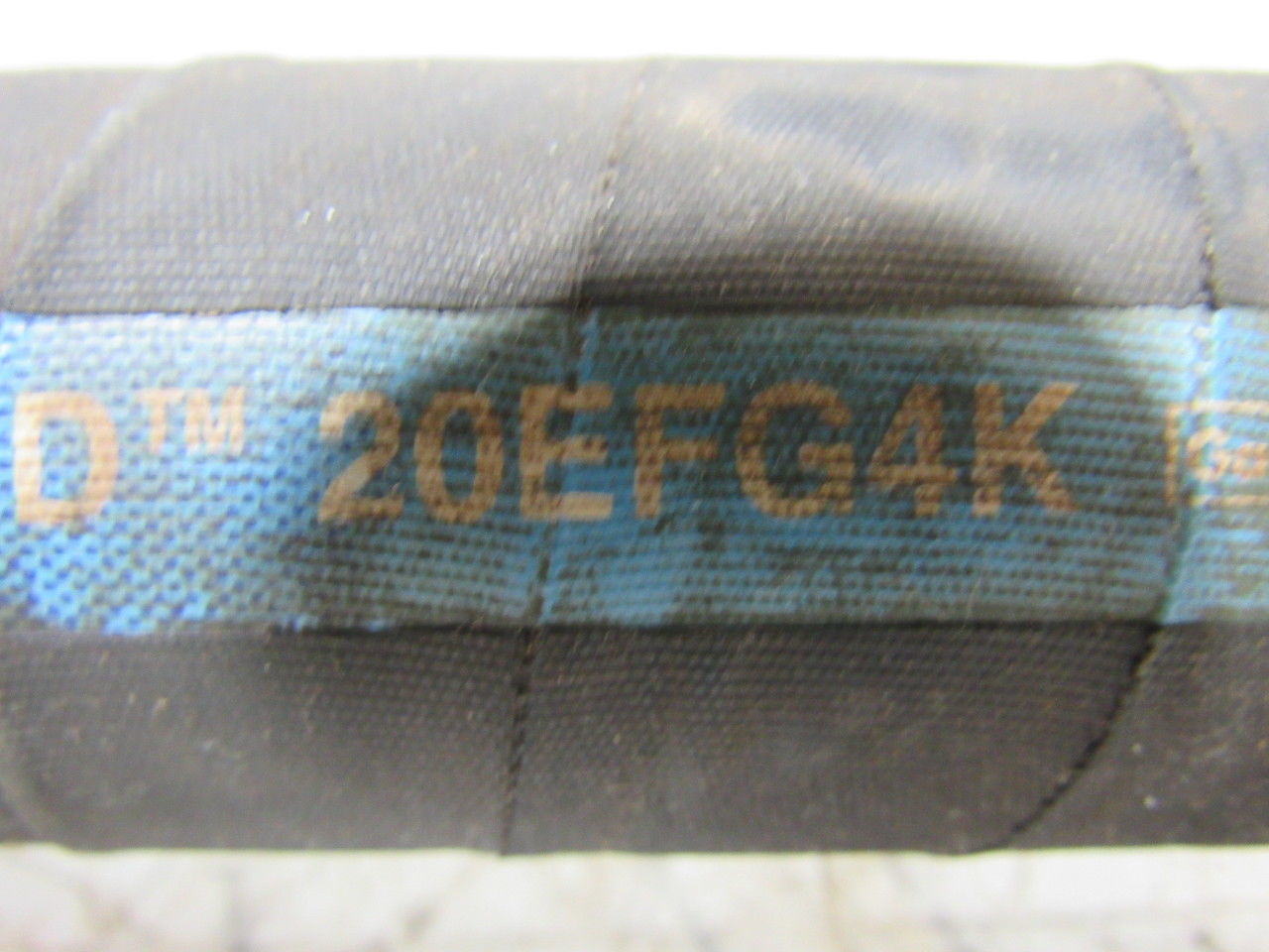 Gates 20EFG4K Envirofluid 1-1/4"IDX36" Hydraulic Hose W/Swivel Flange Fittings
