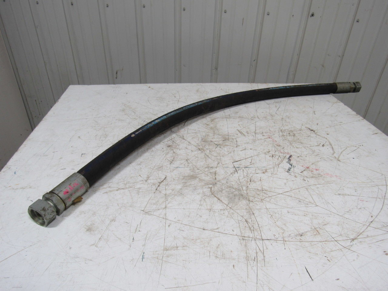 Gates 20EFG4h Envirofluid 1-1/4"IDX58" Hydraulic Hose W/Swivel Flange Fittings