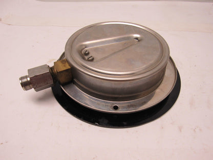ENFM 6" Flanged Mount Liquid Filled Pressure Gauge 0-1000 Psi 1/2" npt Bottom