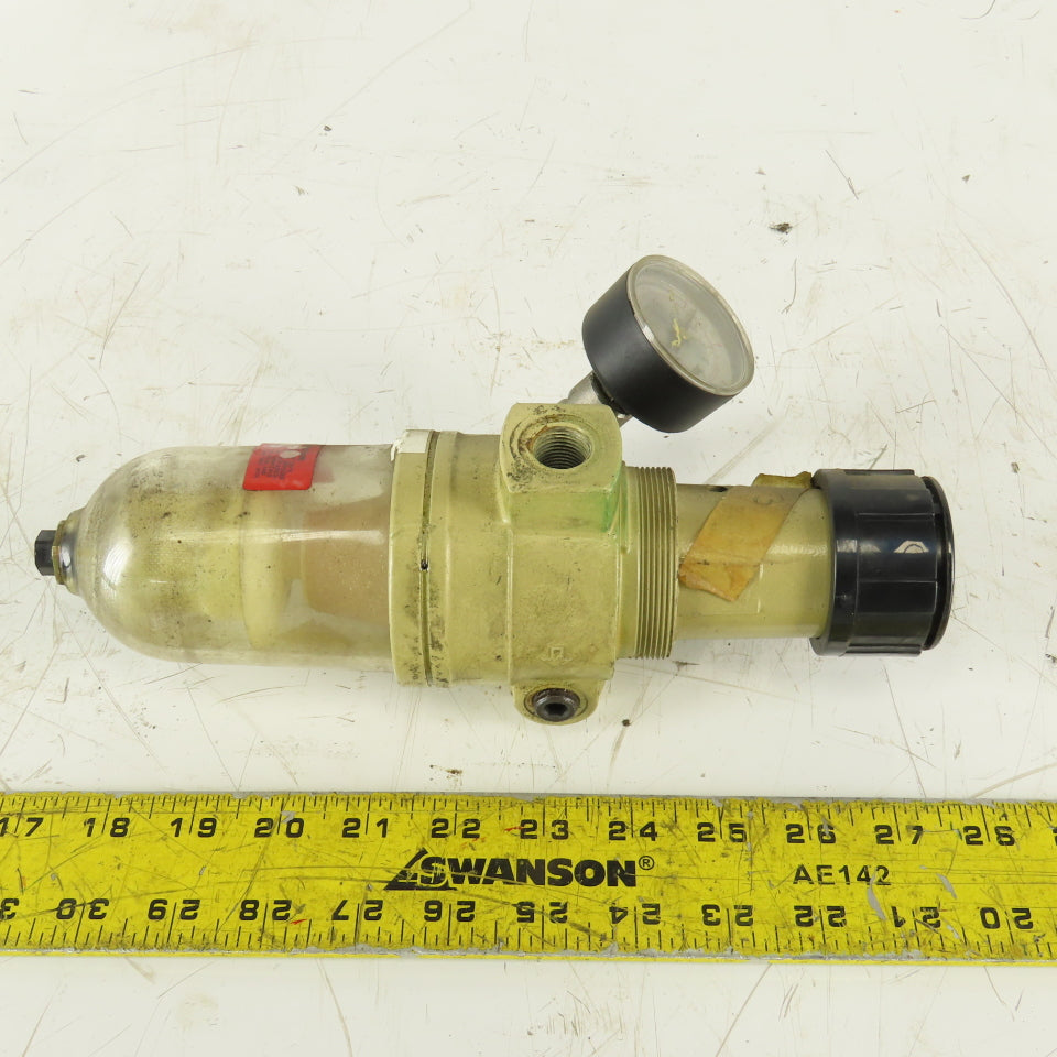 Norgren B12-321-A3LA Pneumatic Air Filter Regulator W/ Gauge 3/8" NPT 150 PSIG