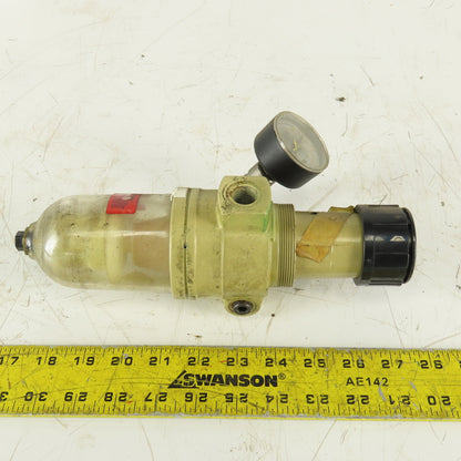 Norgren B12-321-A3LA Pneumatic Air Filter Regulator W/ Gauge 3/8" NPT 150 PSIG