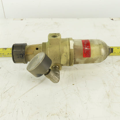 Norgren B12-321-A3LA Pneumatic Air Filter Regulator W/ Gauge 3/8" NPT 150 PSIG