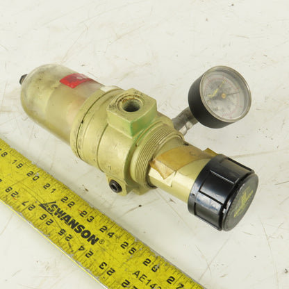 Norgren B12-321-A3LA Pneumatic Air Filter Regulator W/ Gauge 3/8" NPT 150 PSIG