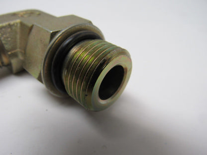 Hydraulic Fitting 90° Elbow, 3/8 ORFS x 1 ORB Male -16 Straight Thread Lot of 3