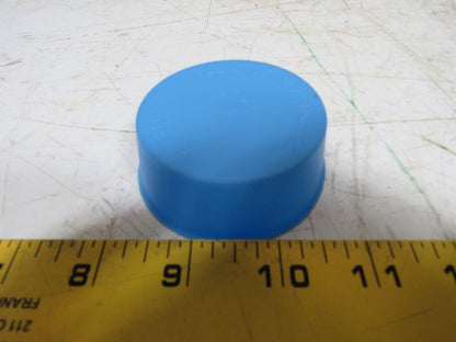 Alliance/Essentra Blue PE Socket-Weld Fitting Plug 2-3/8" Base OD. Lot of 600