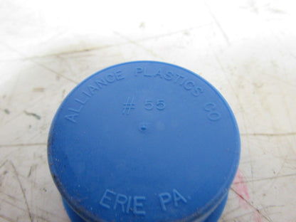 Alliance/Essentra Blue PE Socket-Weld Fitting Plug 1/2" Base OD. Lot of 1550
