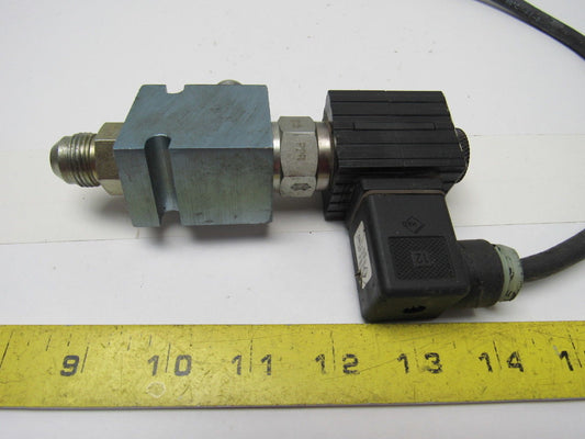 Command Corp EMDV-08-C8 2 Pos. Solenoid Valve NC Pilot OP. Poppet 115V With Plug