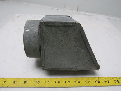 Galvanized Duct Exhaust/Vacuum Hood 4" Duct HVAC