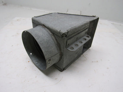 Galvanized Duct Exhaust/Vacuum Hood 4" Duct HVAC
