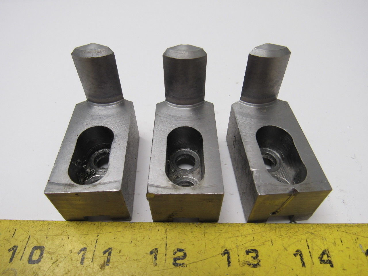 Dillon KW4-2H Custom Serrated Lathe Chuck Soft Jaws 0.985" ID Radius Set of 3