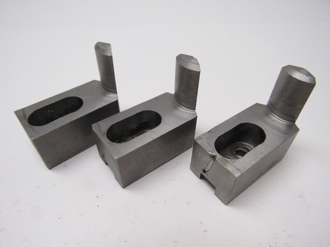 Dillon KW4-2H Custom Serrated Lathe Chuck Soft Jaws 0.985" ID Radius Set of 3