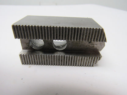 Dillon KW4-2H Custom Serrated Lathe Chuck Soft Jaws 0.985" ID Radius Set of 3
