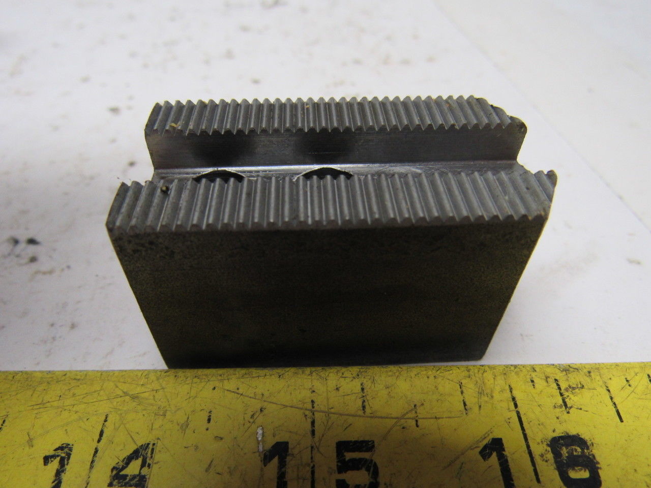 2.125" Height 1.125" Width 1" Custom Serrated Lathe Chuck Pointed Jaws Set of 3