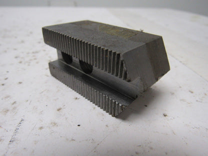 2.125" Height 1.125" Width 1" Custom Serrated Lathe Chuck Pointed Jaws Set of 3