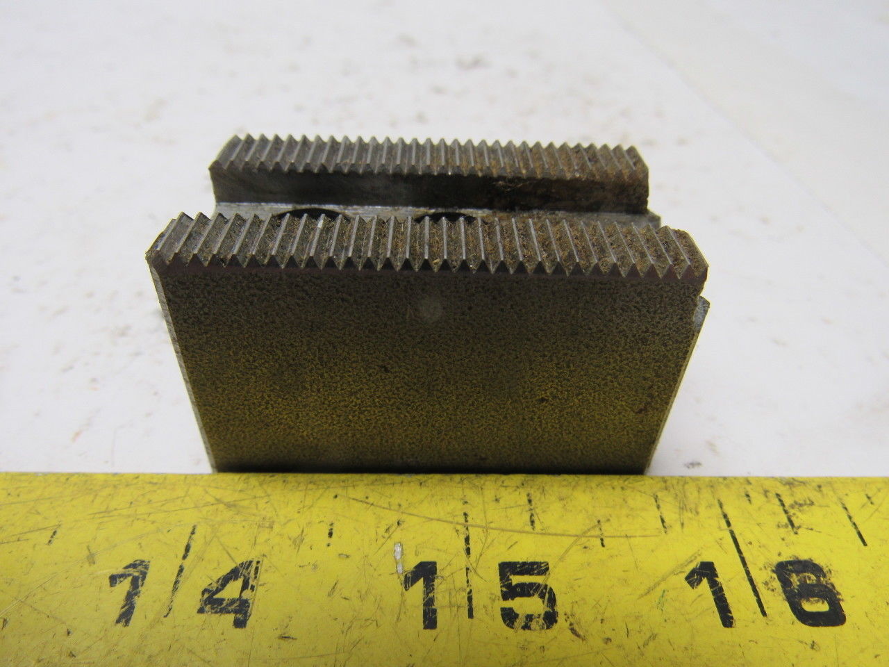 Custom Serrated Lathe Chuck Soft Jaws 0.7187" OD Radius Set of 3