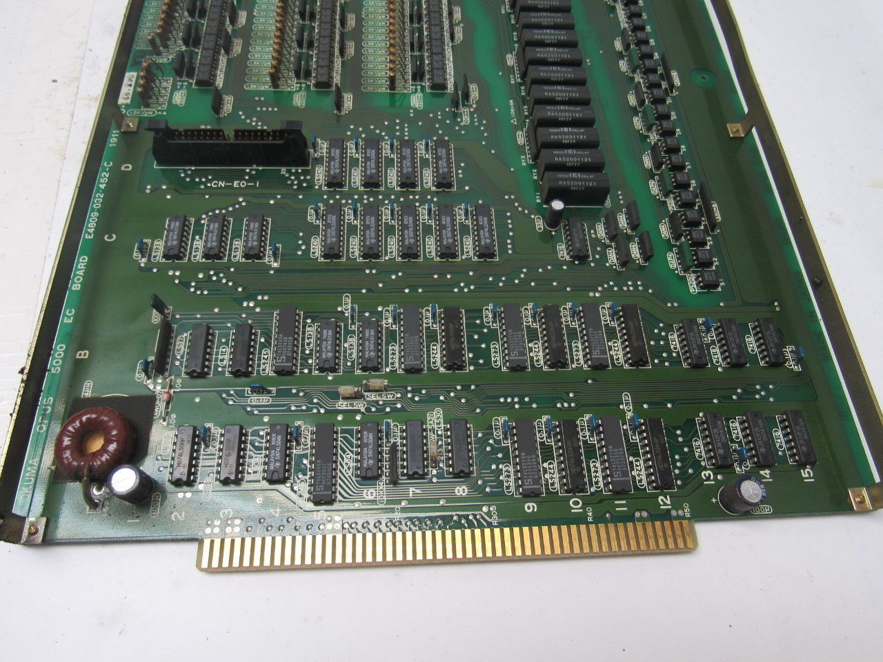 Okuma E4809-032-452-C Opus 5000 EC Board TPB From Okuma LB-9 CNC Lathe