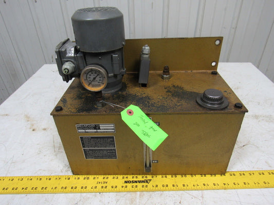 MECAFLUID GR 208 LM 01 Oil Pump Assembly W/ Tank 220/380V 50/60 Hz Tested
