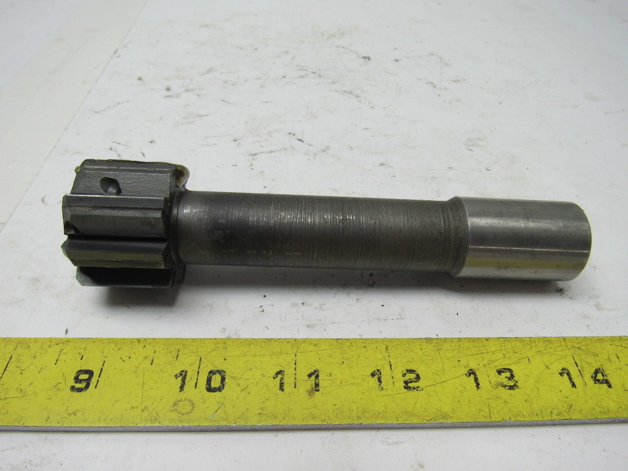 1.5" 8 Flute Coolant Fed End Mill 1" Shank 1.5" Shoulder 6" OAL Sharp!