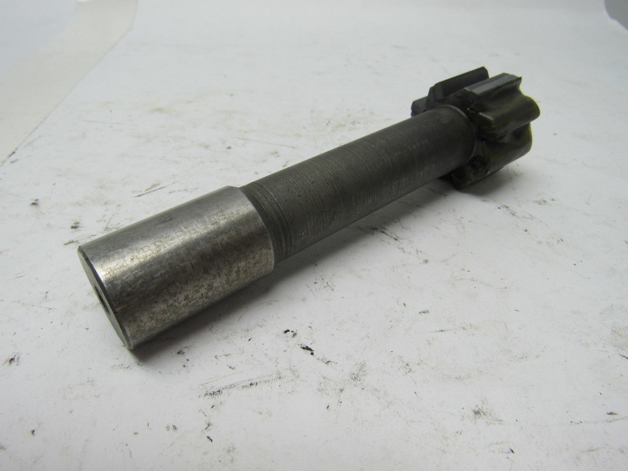 1.5" 8 Flute Coolant Fed End Mill 1" Shank 1.5" Shoulder 6" OAL Sharp!