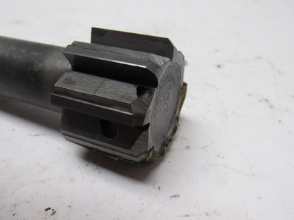 1.5" 8 Flute Coolant Fed End Mill 1" Shank 1.5" Shoulder 6" OAL Sharp!