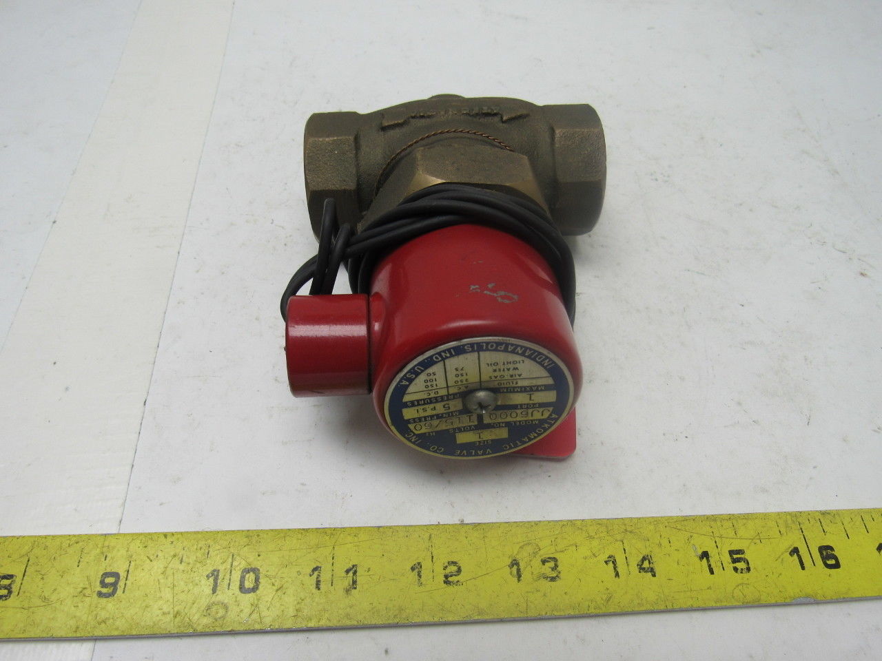 Atkomatic JJ600Q Size 1 2-Way Solenoid Valve 1" NPT 115V