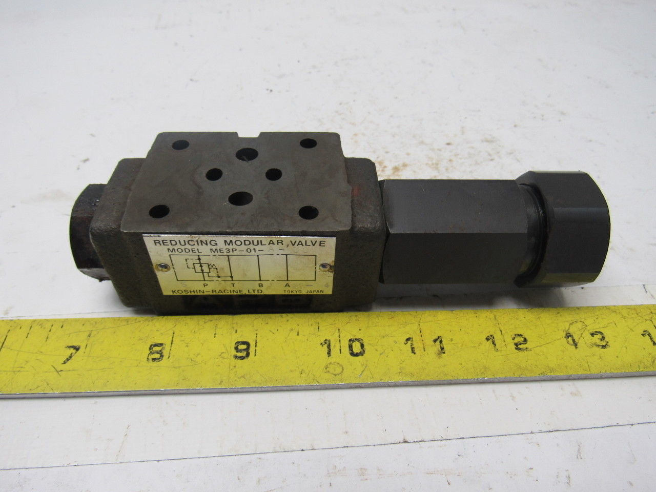 Koshin-Racine ME3P-01-A-30 Reducing Modular Valve From a Mazak SQT-10MS