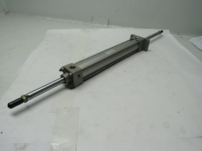 SMC NCA1WF150-1000 1-1/2" Bore 10" Stroke Double Ended Push Pull Air Cylinder